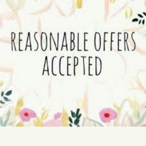 Reasonable offers accepted!